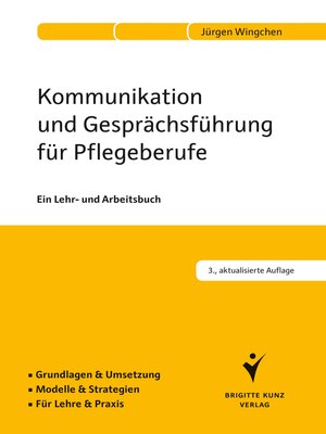 cover image of Kommunikation und Gesprächsführung für Pflegeberufe